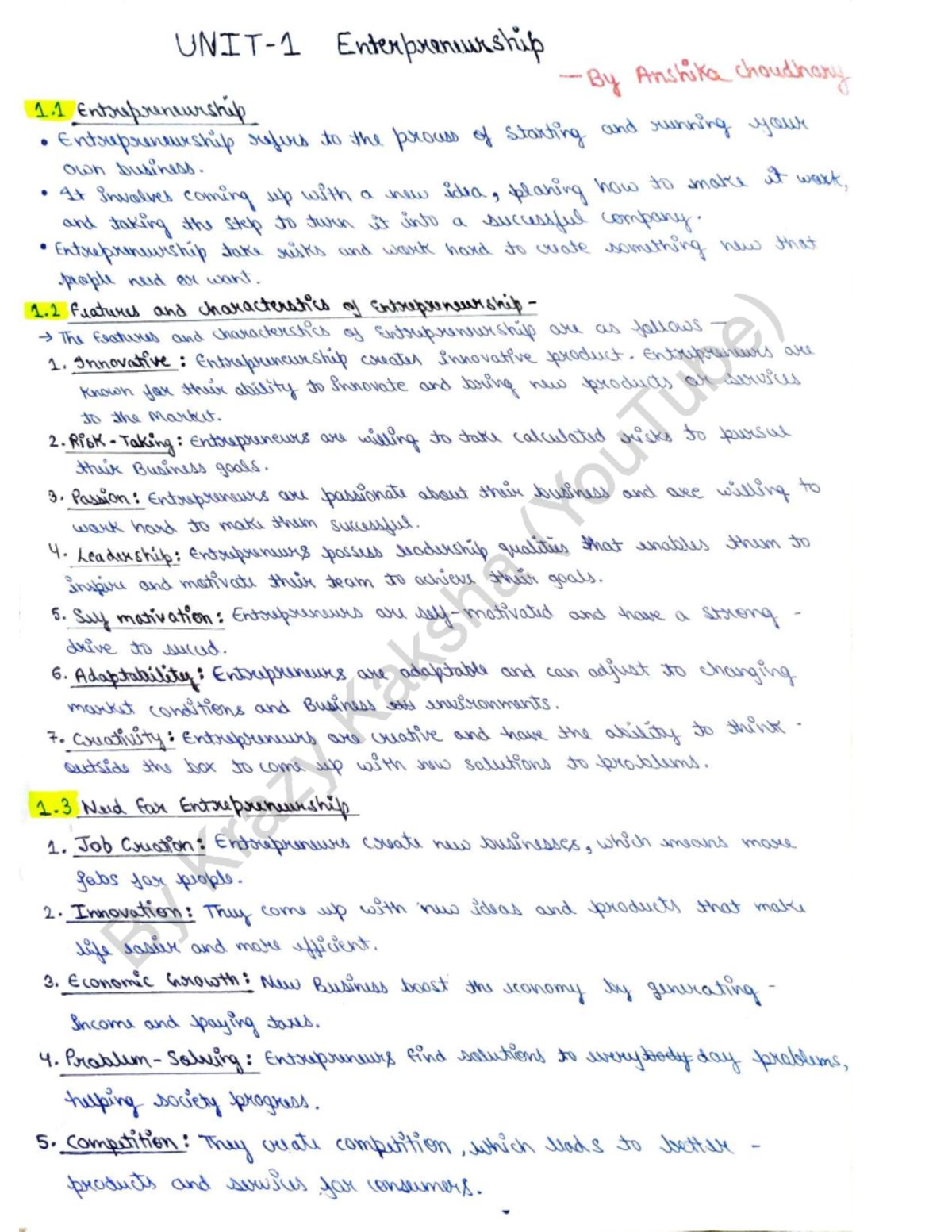 PME - Unit 4 Summary Notes by AnshYa Chaudiho - Studocu