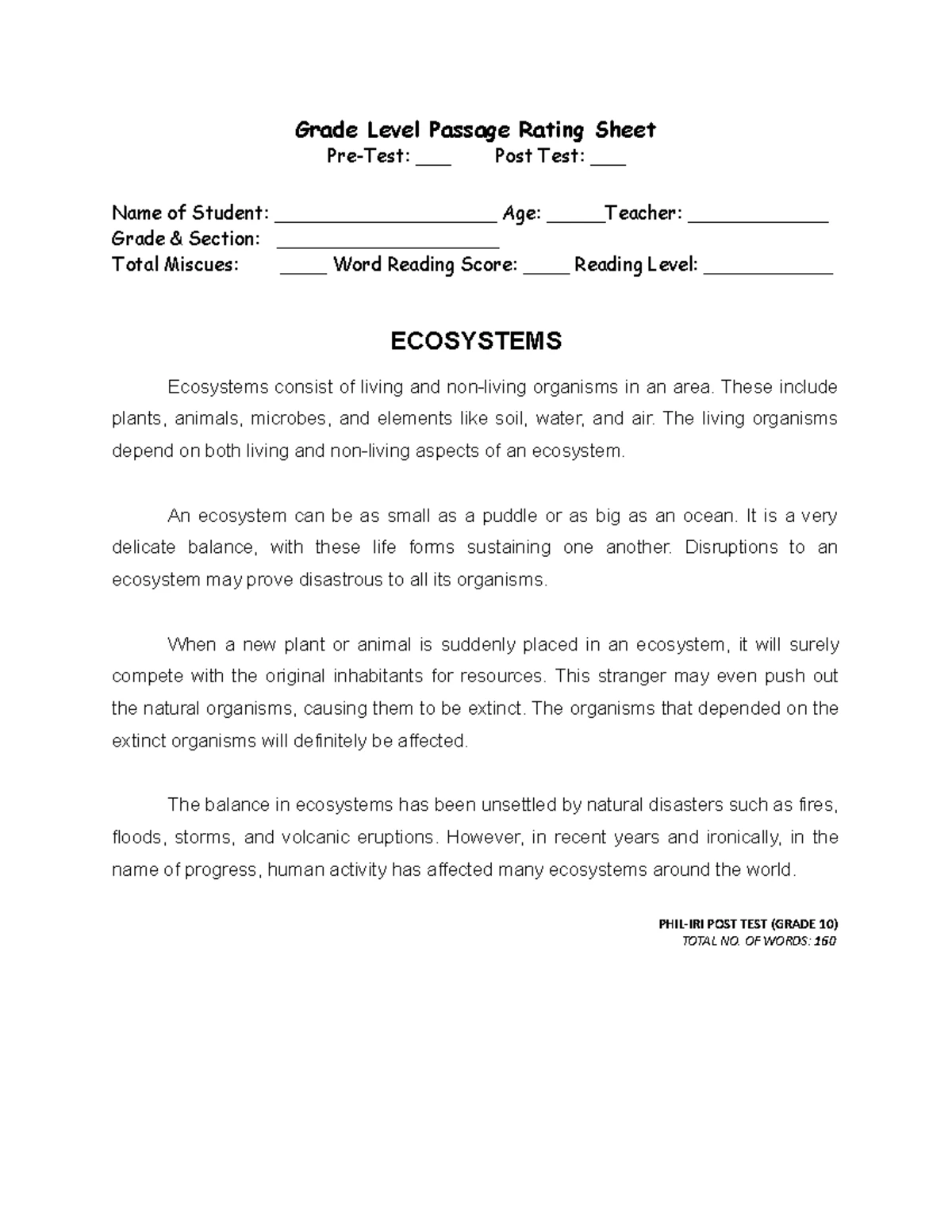 LAS 1. Analogy_1st Quarter Grade 7 - I. INTRODUCTORY CONCEPT What is an ...