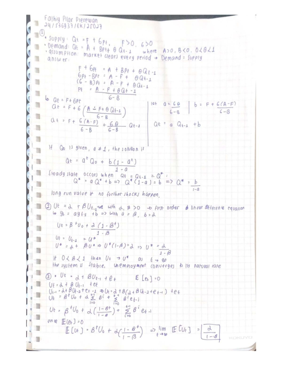 Supply and Demand Analysis: Market Equilibrium and Stability (ECO 2021 ...