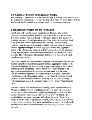 Part 5 - Chapter 33 Aggregate Demand and Aggregate Supply - PowerPoint ...