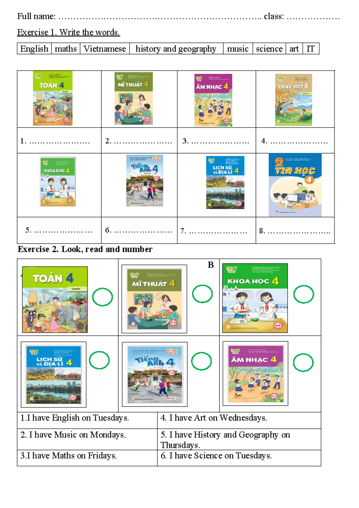 Unit 7-2: English Exercises for Global Success - Studocu