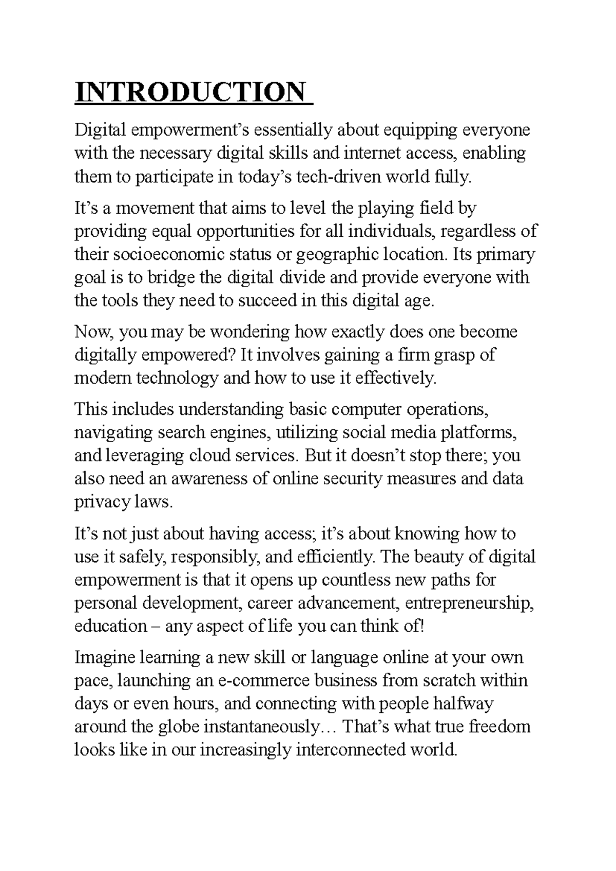 Digital Empowerment in India: Bridging the Digital Divide and Growth ...