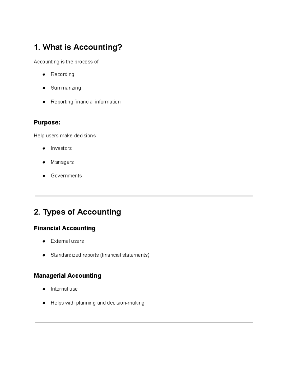Accounting 1AA3 Final Exam Notes: Key Concepts & Principles - Studocu