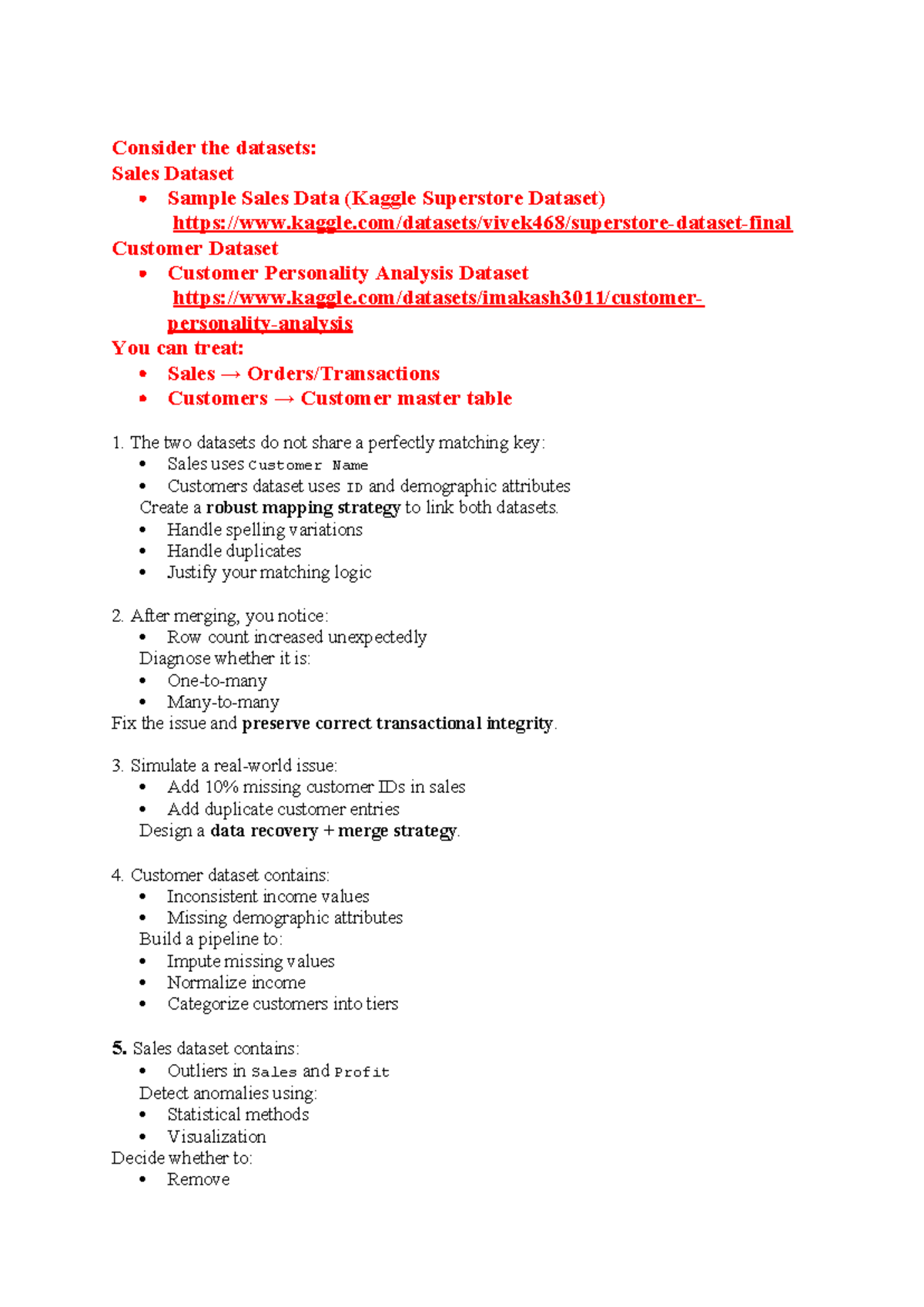 Unit-2 & 3 Practice Questions: Data Analysis Strategies & Techniques ...