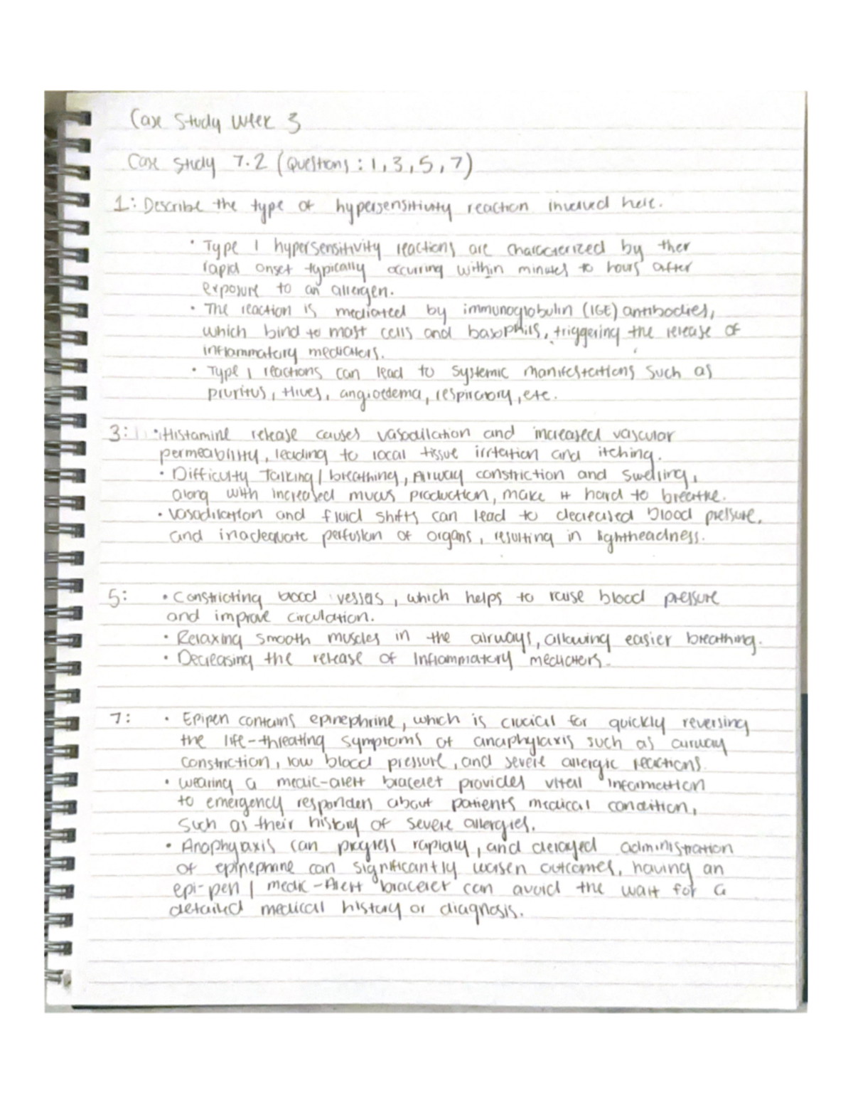 Case study week 3 - Cax Study week 3 Case study 7 (Questions 1,3,5,7) 1 ...