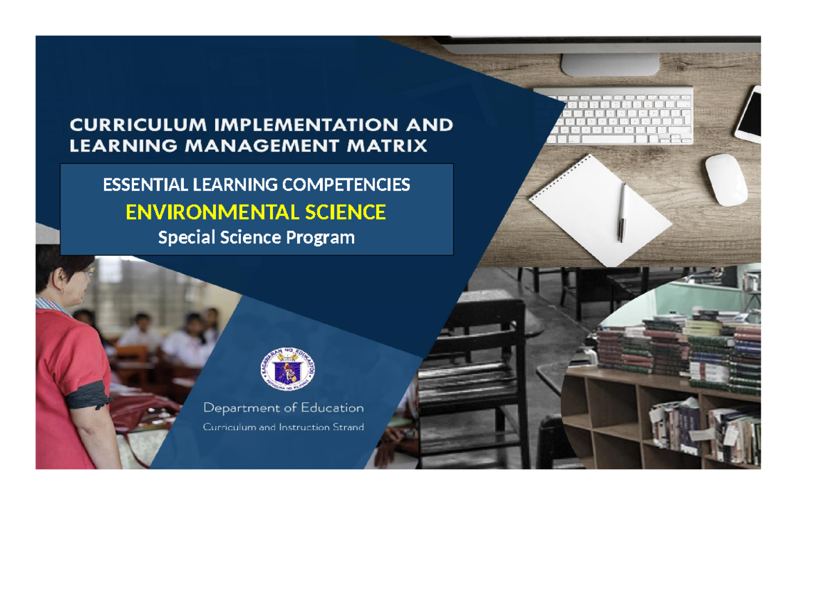 Gr - NONE - ESSENTIAL LEARNING COMPETENCIES ENVIRONMENTAL SCIENCE ...