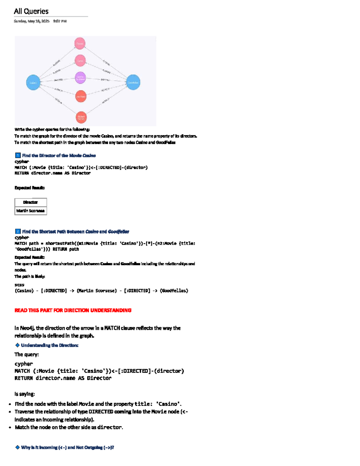 All Queries for Neo4j GDS: Cypher Examples & Explanations - Studocu