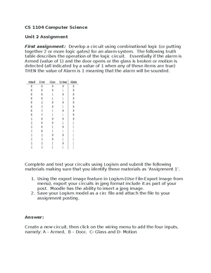 [Solved] Scenario You are teaching a basic computer science class and ...