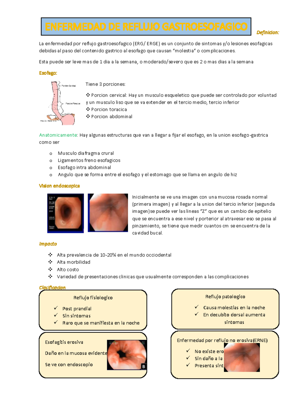 2. Enfermedad por relujo gastroesofagico nuevo - Definicion: La ...