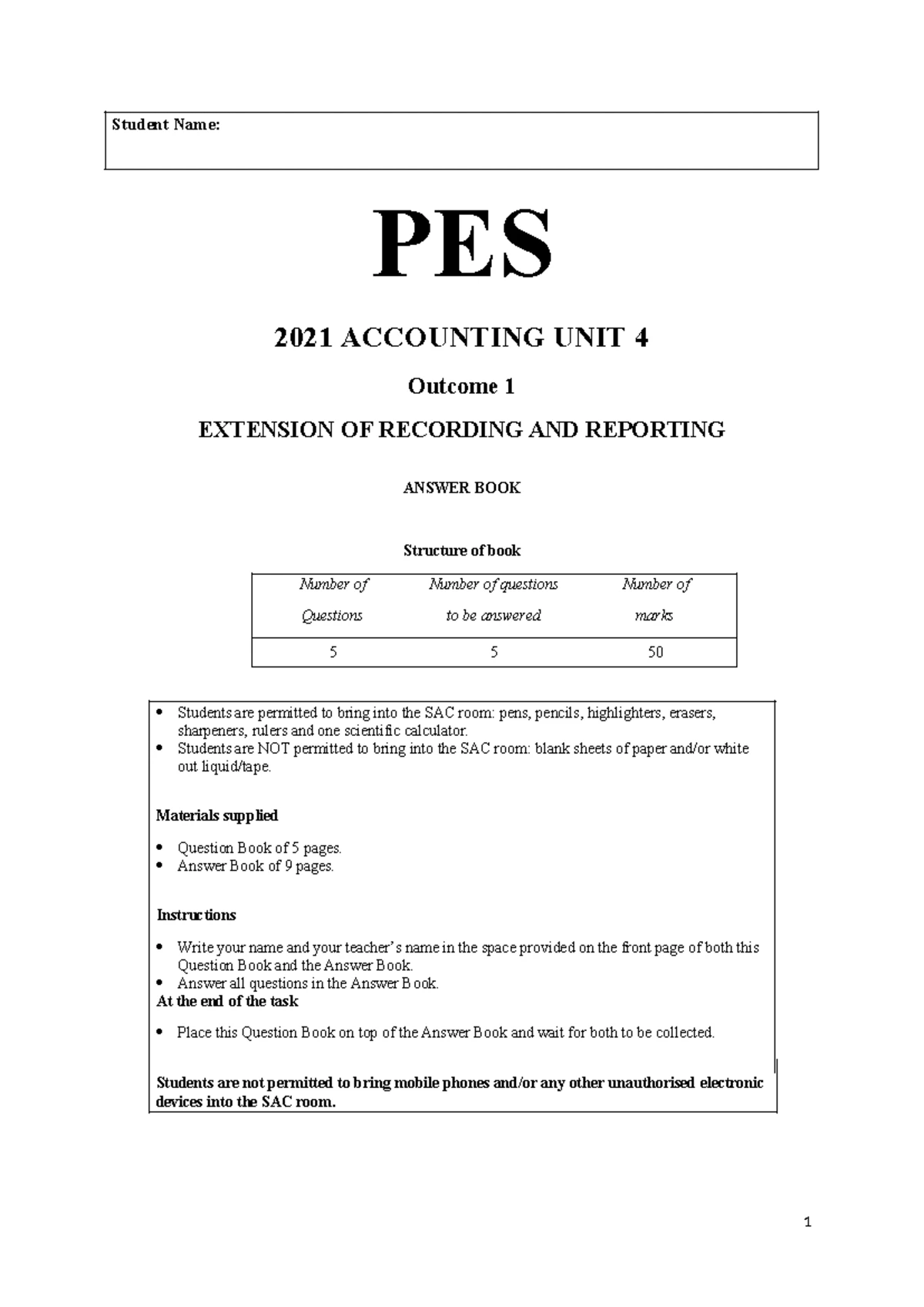 2021 CPAP Accounting Unit 4 Outcome 1 Suggested Solutions - Studocu