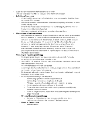 Chapter 9 - Deathquest - Super due process can create false sense 