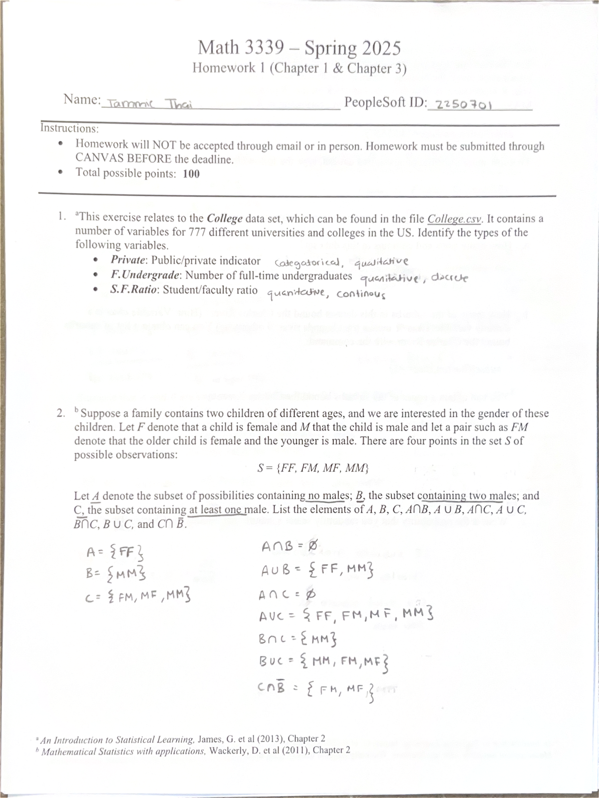 Math 3339 - Spring 2025 - HW1 - Math Spring 2025 Homework 1 (Chapter 1 ...