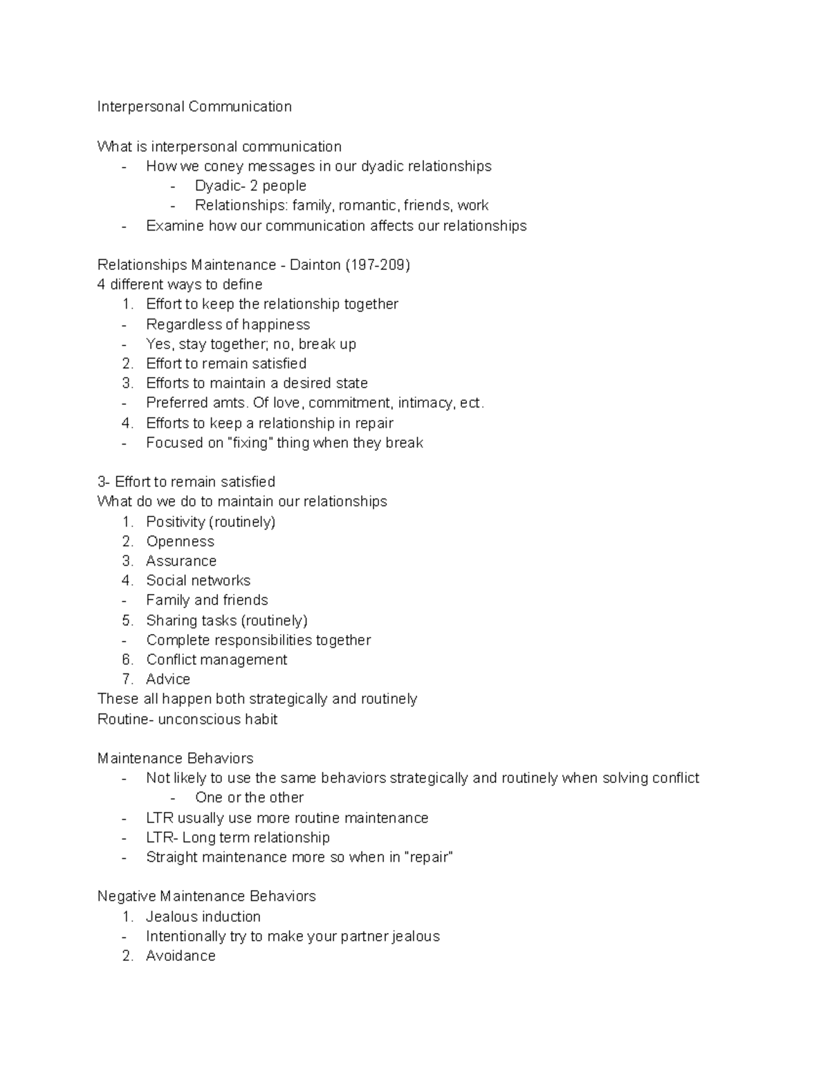 Study Guide #3: Key Notes for 3rd Quarter Interpersonal Communication ...
