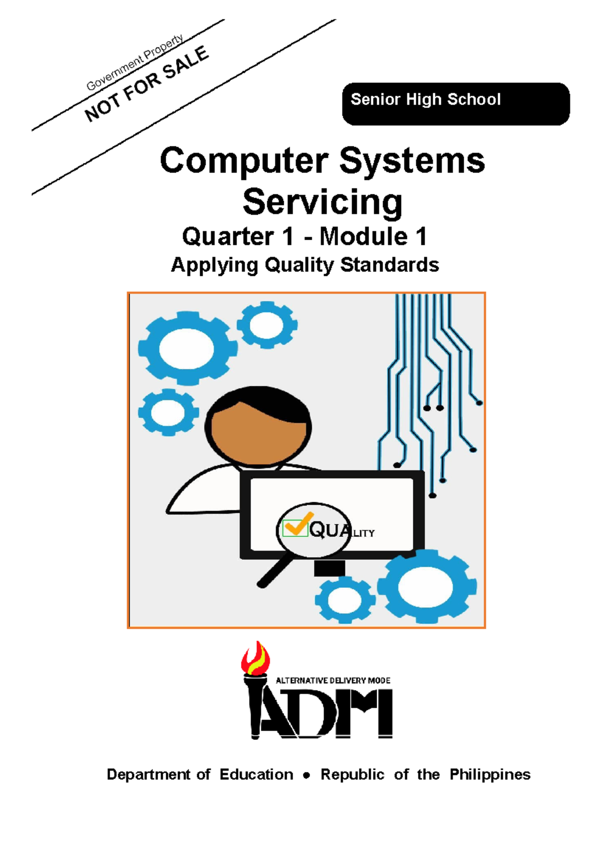 Computer Systems Servicing Grade 12: Module 1 - Quality Standards - Studocu