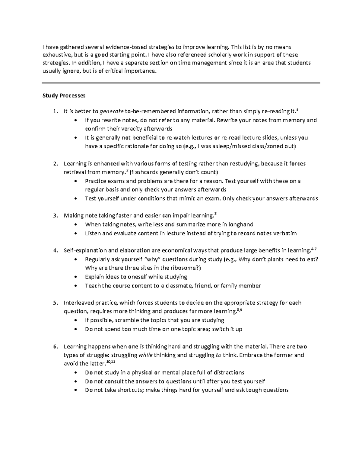 Effective Study Strategies and Time Management Tips for Success - Studocu