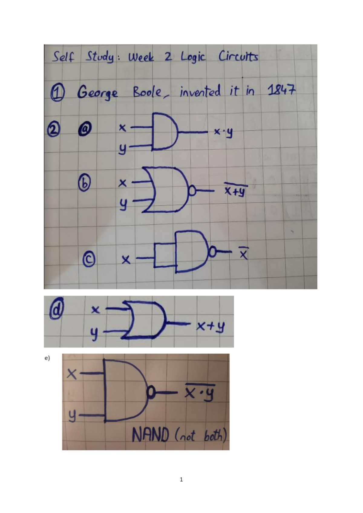 Self Study Week 2: Exploring Logic Gates with NAND and Assembly Code ...
