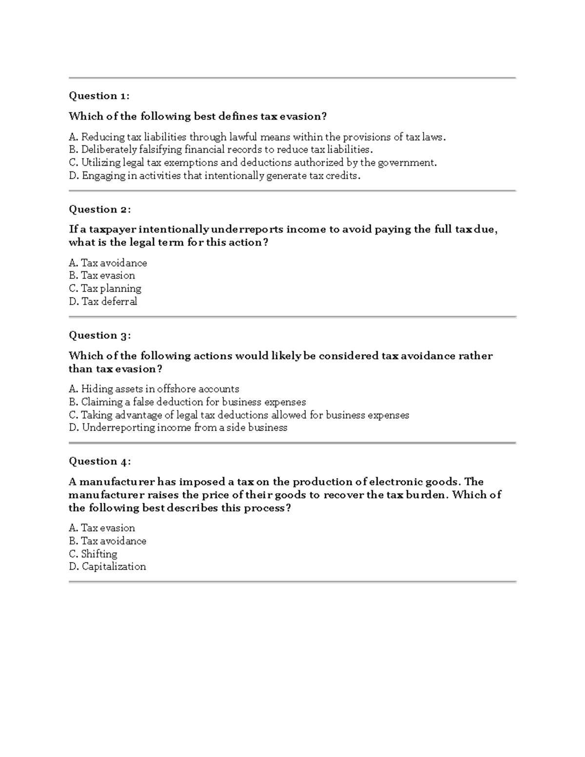 70-TAX- Income Taxation Questions and Answers - Studocu