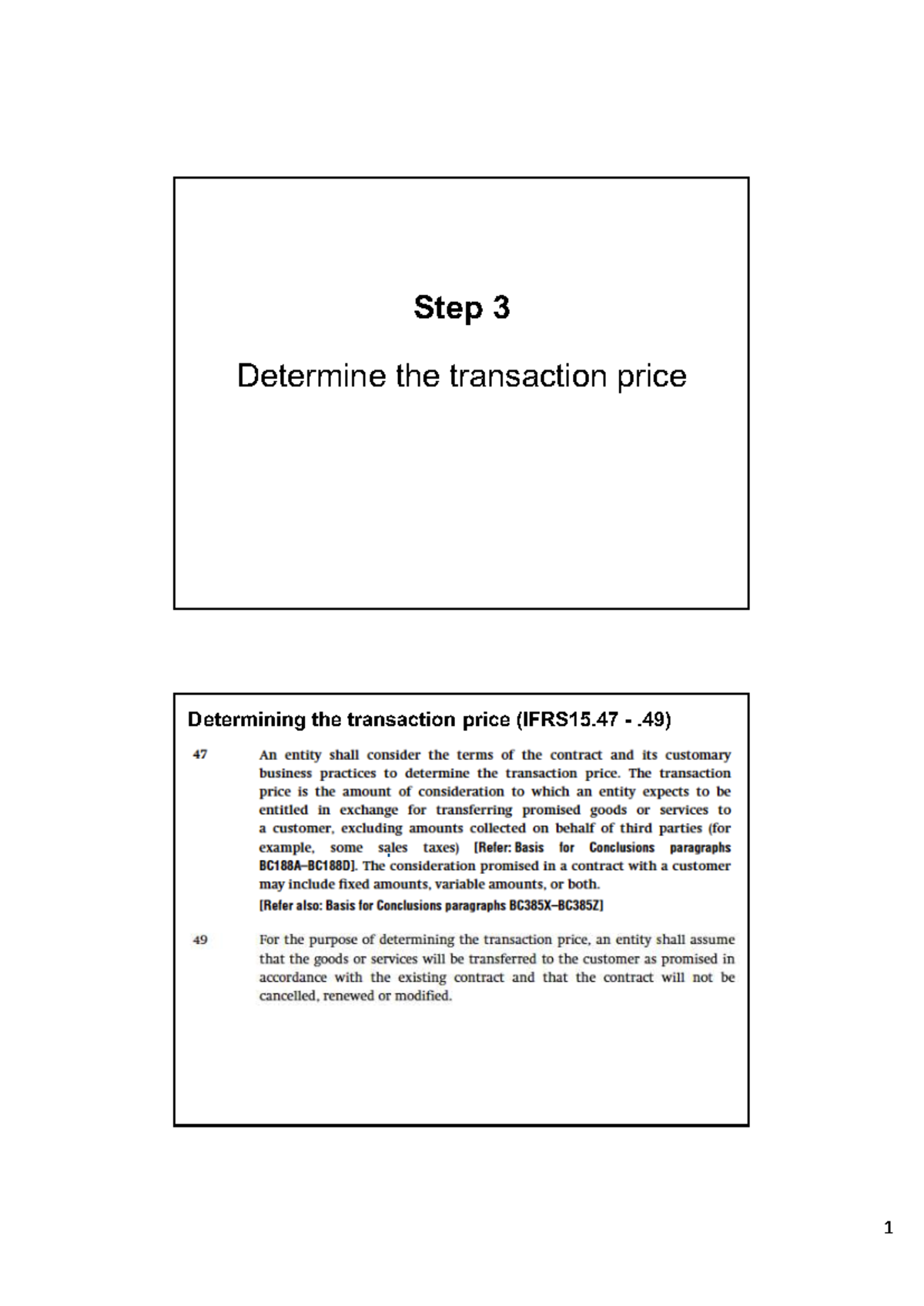 IFRS 15 Revenue: Determining Transaction Price & Variable Consideration ...