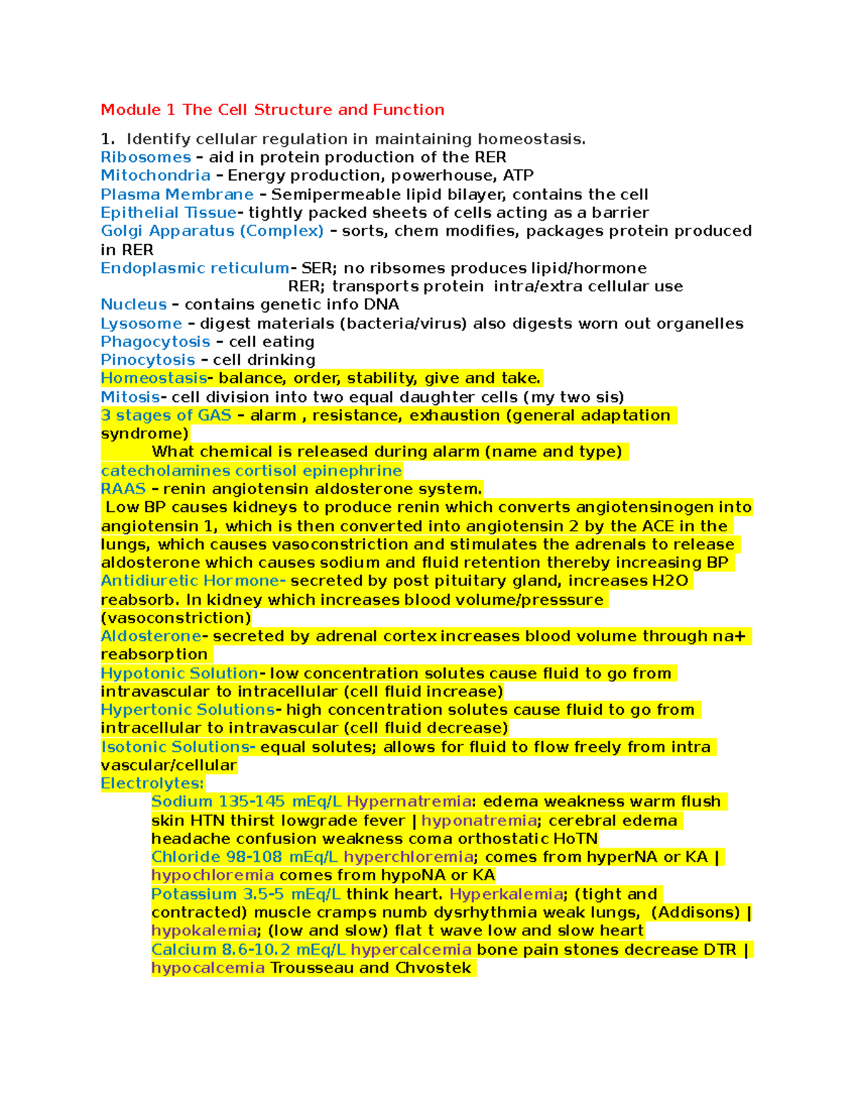 Final Exam PATHO 301 Study Guide: Key Concepts and Disorders - Studocu