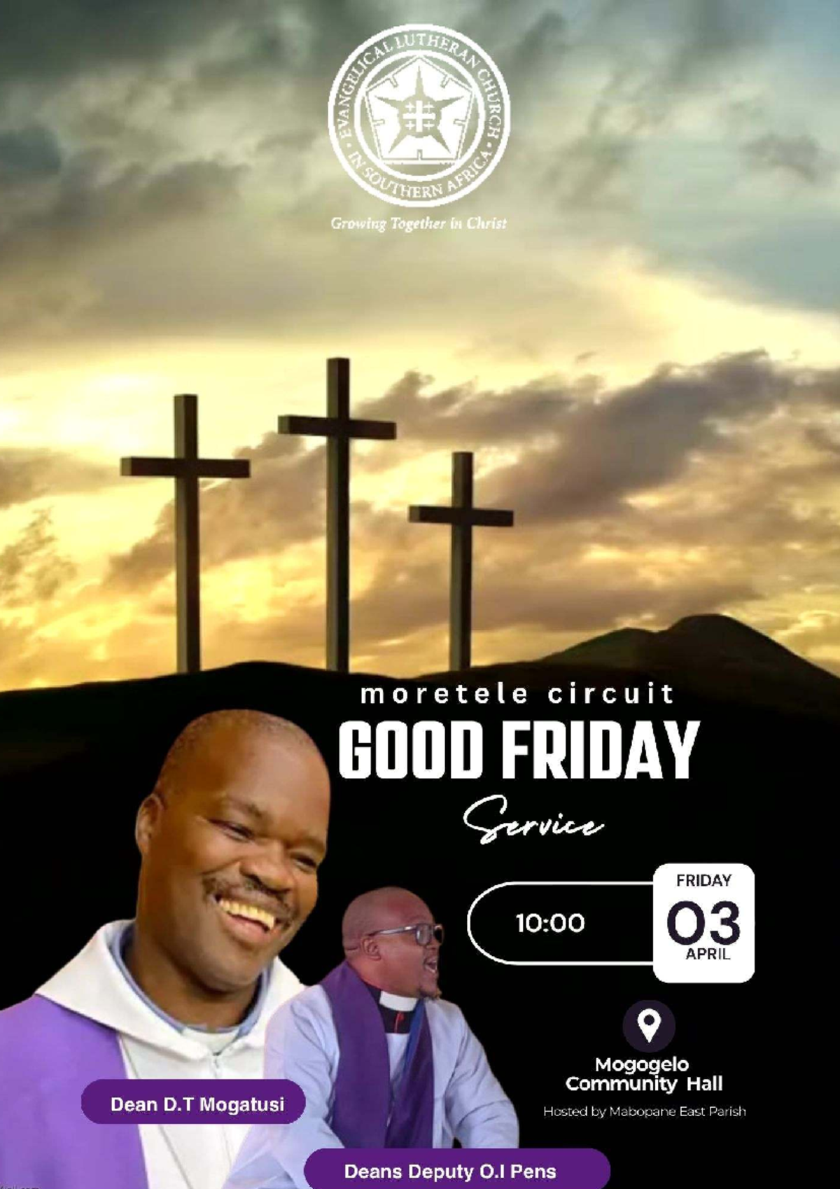 Moretele Circuit Good Friday Service Programme - 03 April 2026 - Studocu