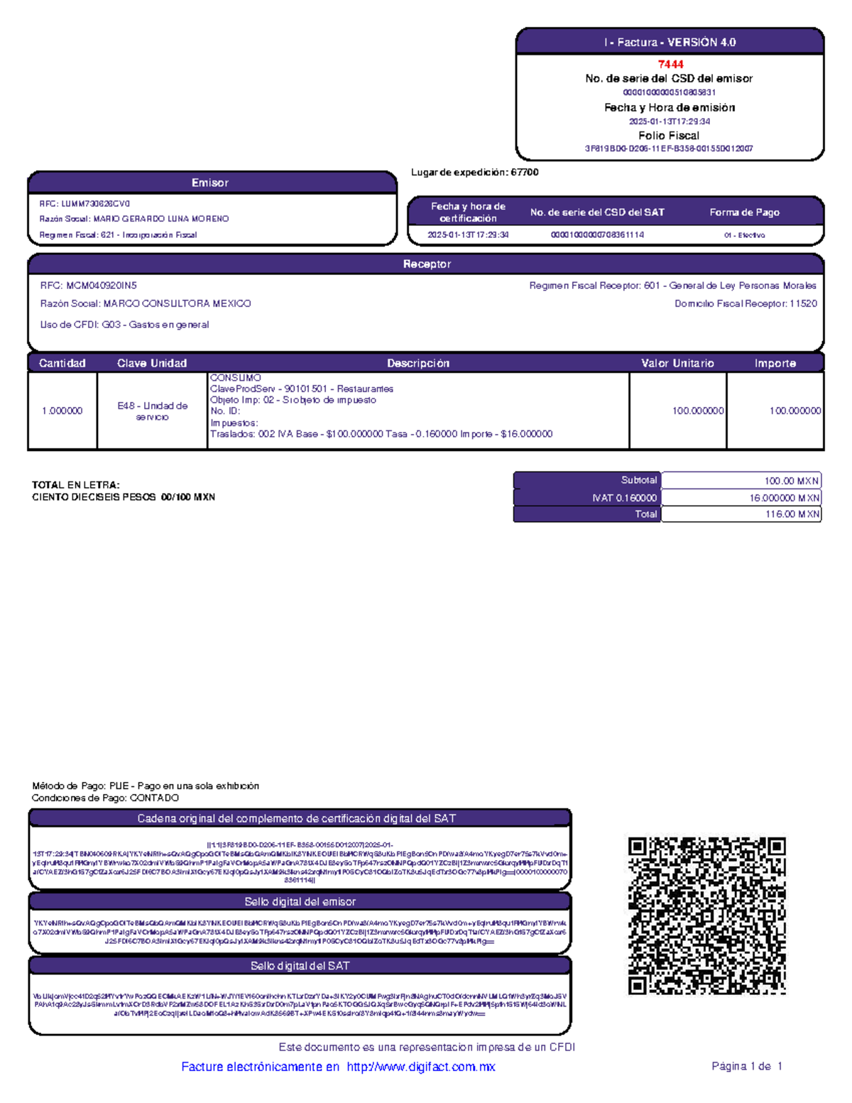 CFDI details and specifications for PDF7444 - apuntes - Studocu