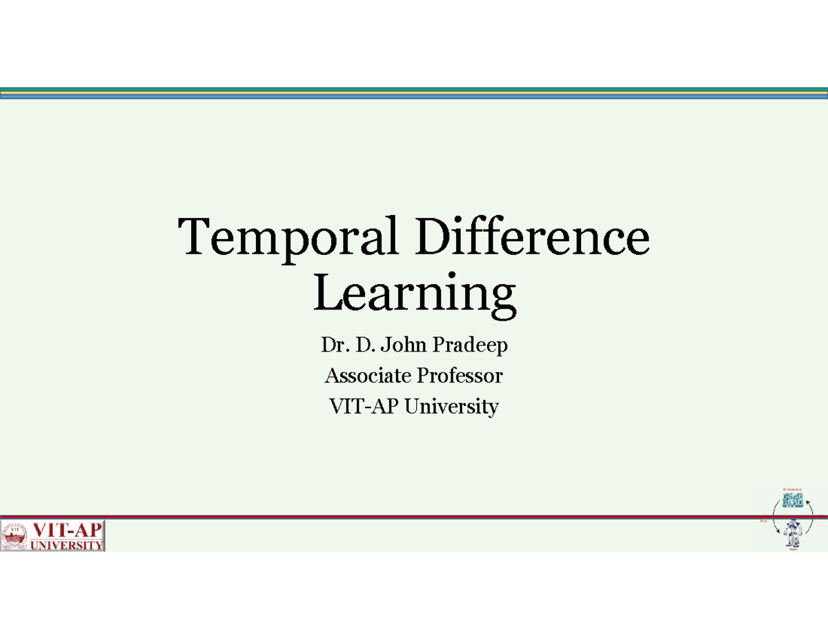 TD Learning and Maximization Bias in Reinforcement Learning - Studocu