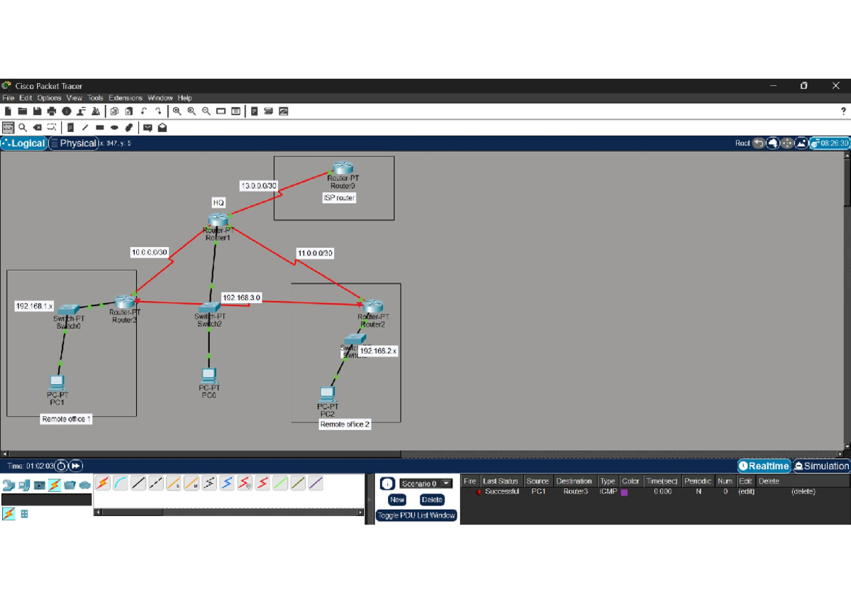 WEEK 6 SETUP: Cisco Packet Tracer Configuration Guide - Studocu