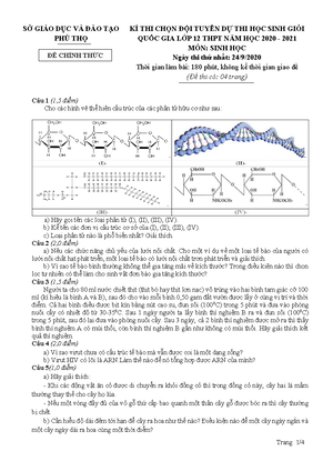 [Solved] Trnh by tnh cht c bn ca qa trnh pht quang ho hc pht quang sinh ...