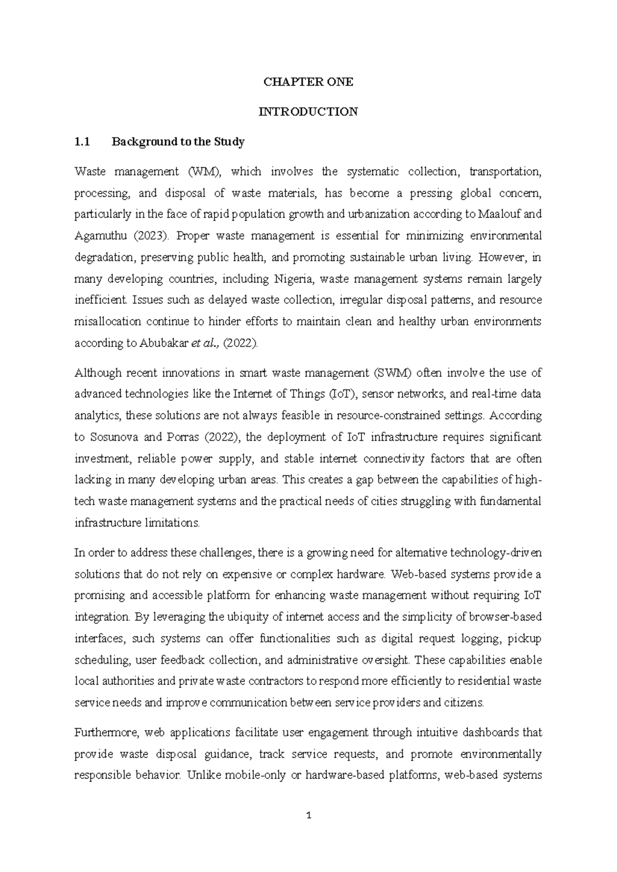 Waste Management System Design for Developing Cities: A Case Study ...