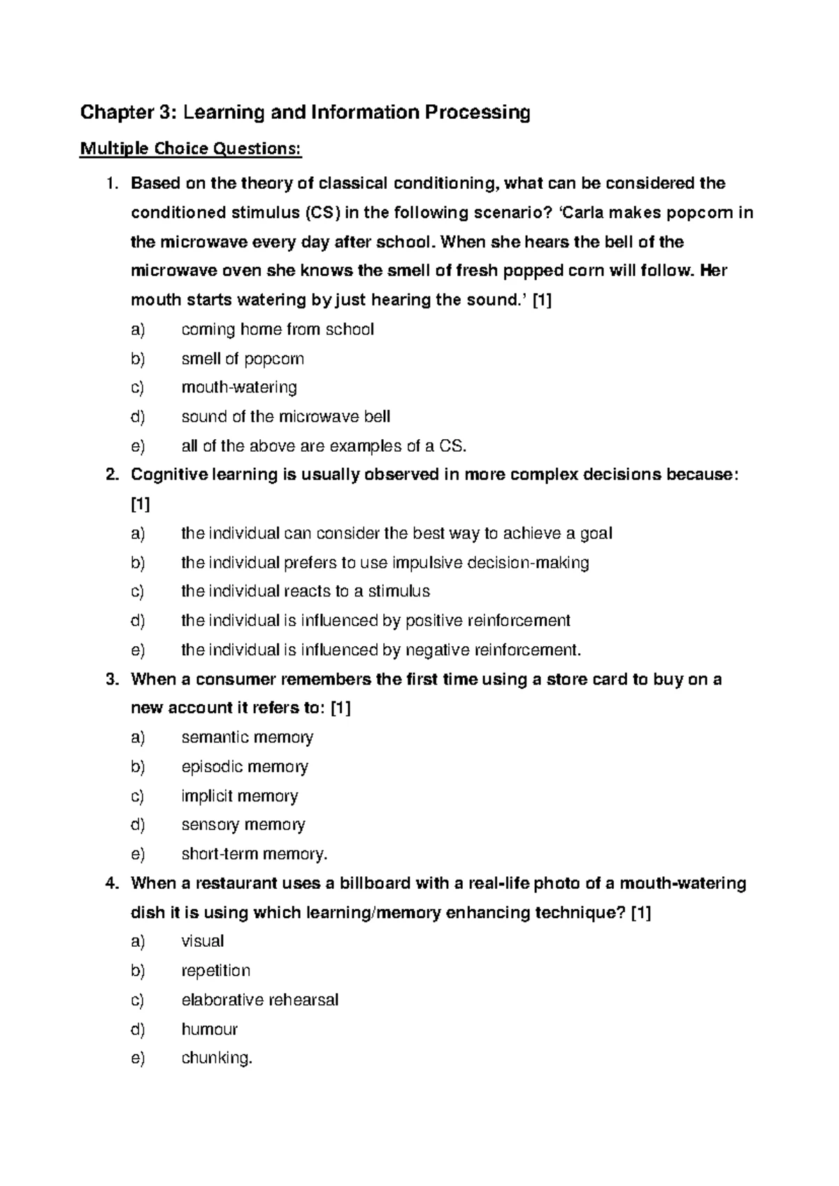 BEM 212 Exam Revision: Chapter 1-13 Practice Questions and MCQs - Studocu