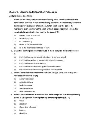 BEM 212 Exam Revision: Chapter 1-13 Practice Questions and MCQs - Studocu