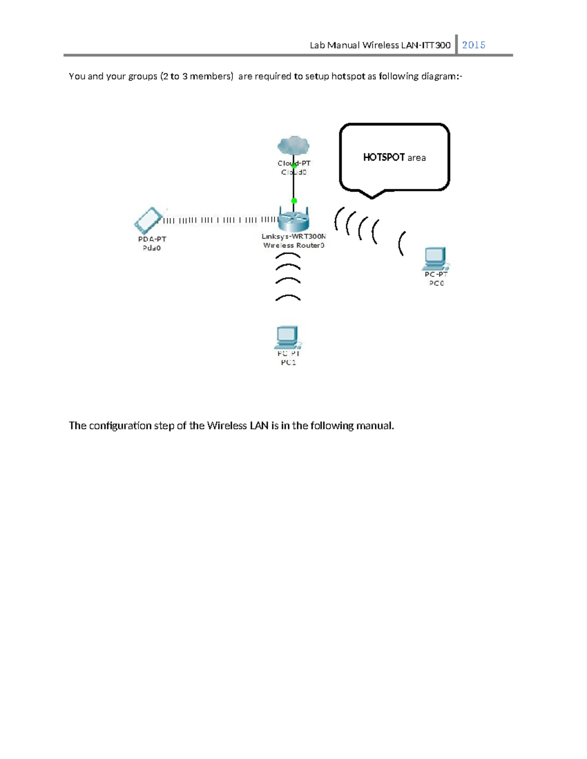 LAB Manual Wireless LAN Setup & Configuration 2015 - Studocu