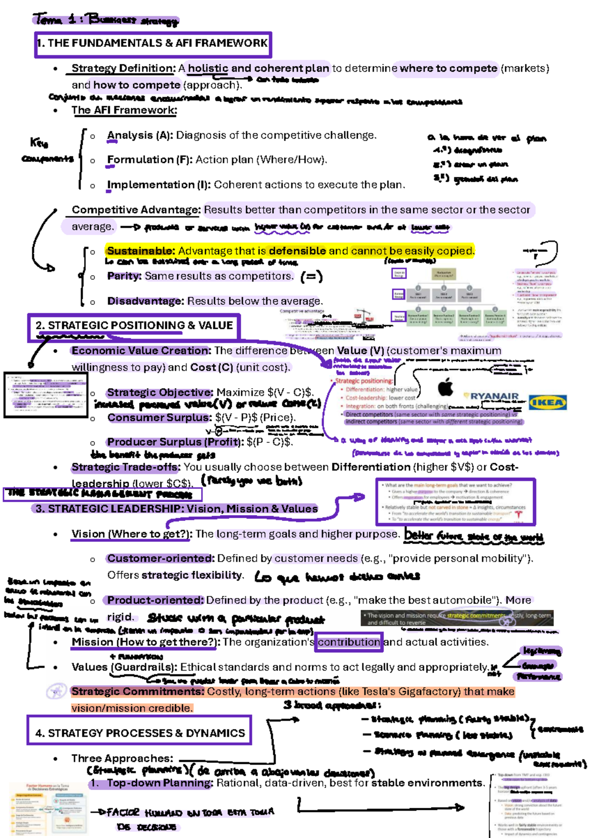 Business Strategy - Apuntes (Course Code: BS101) - Studocu
