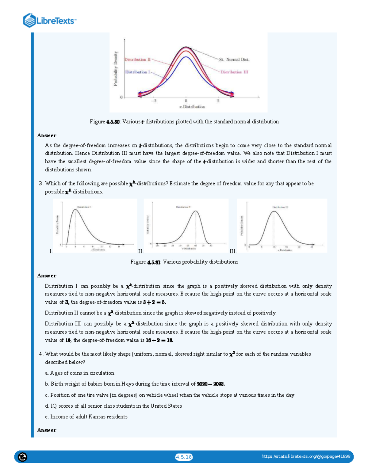 Statistics Concepts and Distributions Overview (STAT 4.5.18) - Studocu