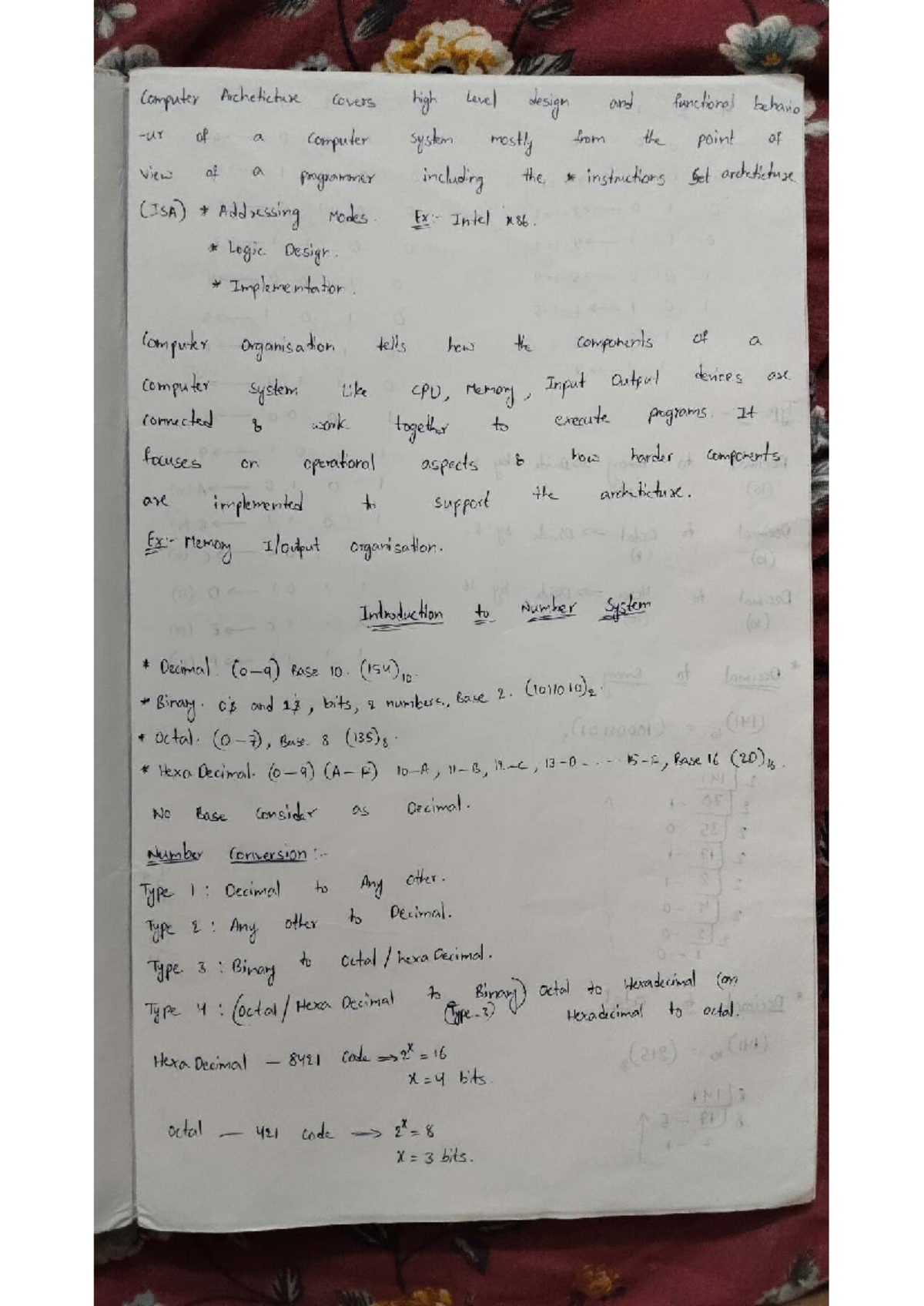 Computer Architecture Notes (COA) from Chapters 1 to 5 - Studocu