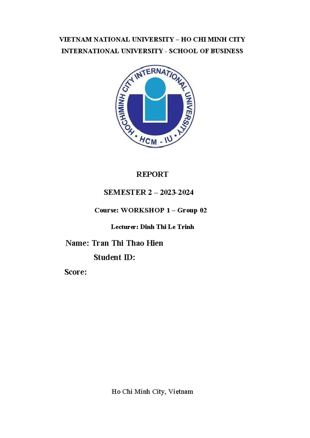Workshop 1 Report: Skills Development and Personal Growth Insights ...
