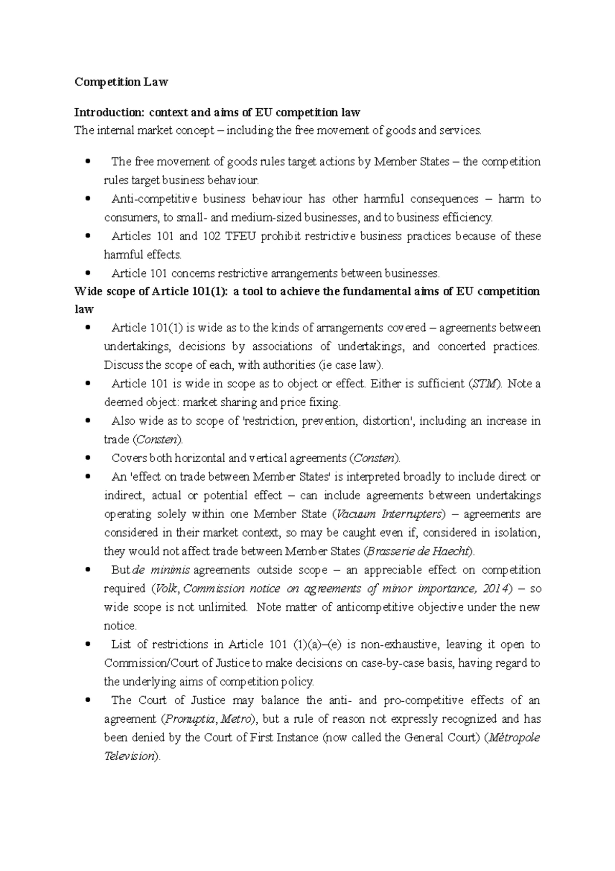 EU Law Text Cases and Materials 7th edn questions and answers - EU Law ...