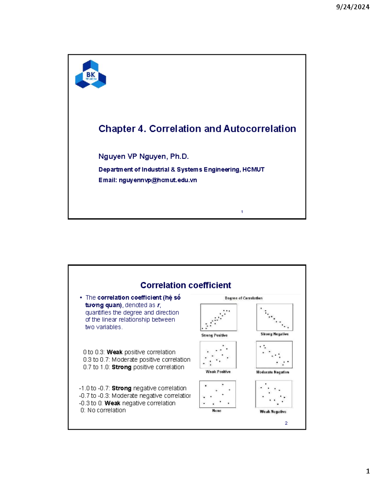Chapter 4: Correlation & Autocorrelation in Time Series Analysis - Studocu