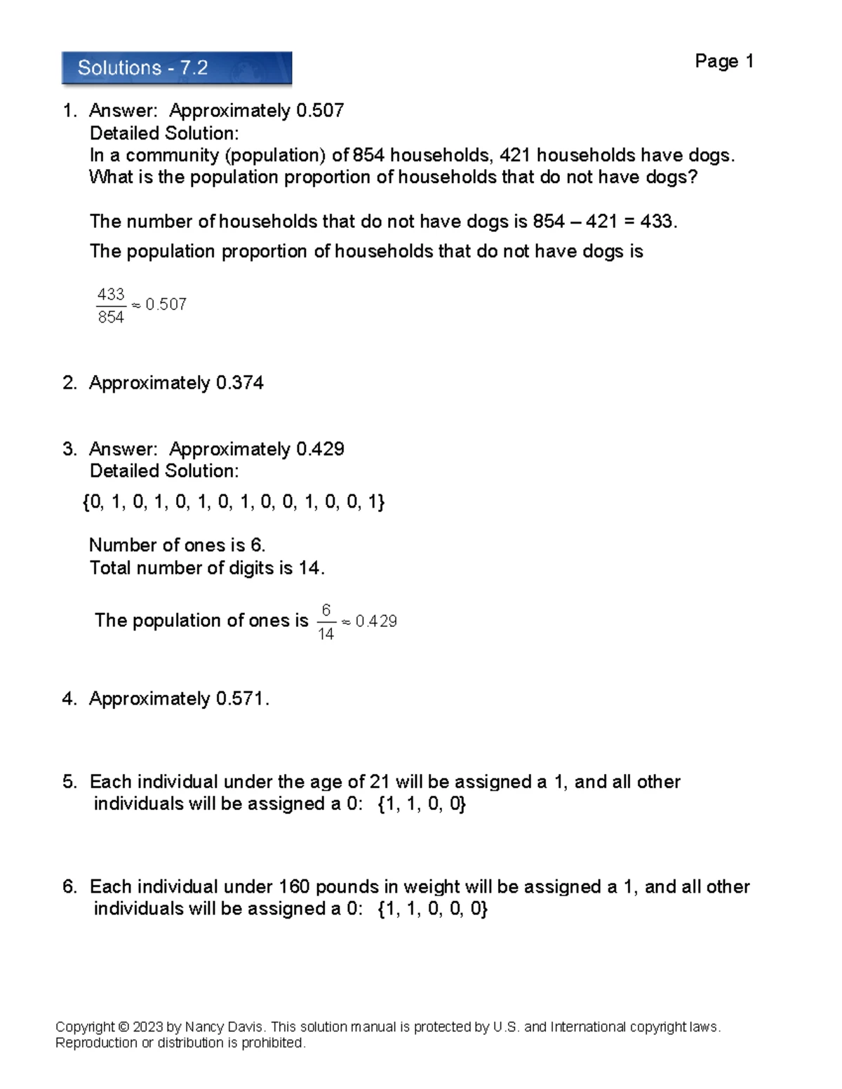 Homework 7.3 - Exploring The Central Limit Theorem and Sample ...