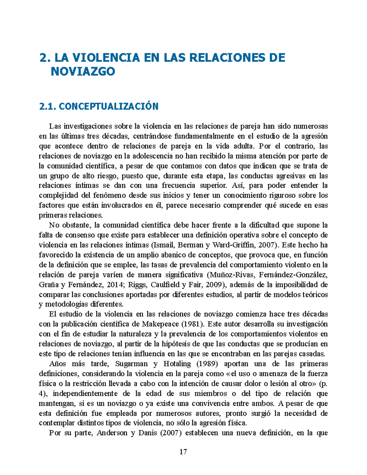 1. Lectura - Violencia en el noviazgo - 2. LA VIOLENCIA EN LAS ...