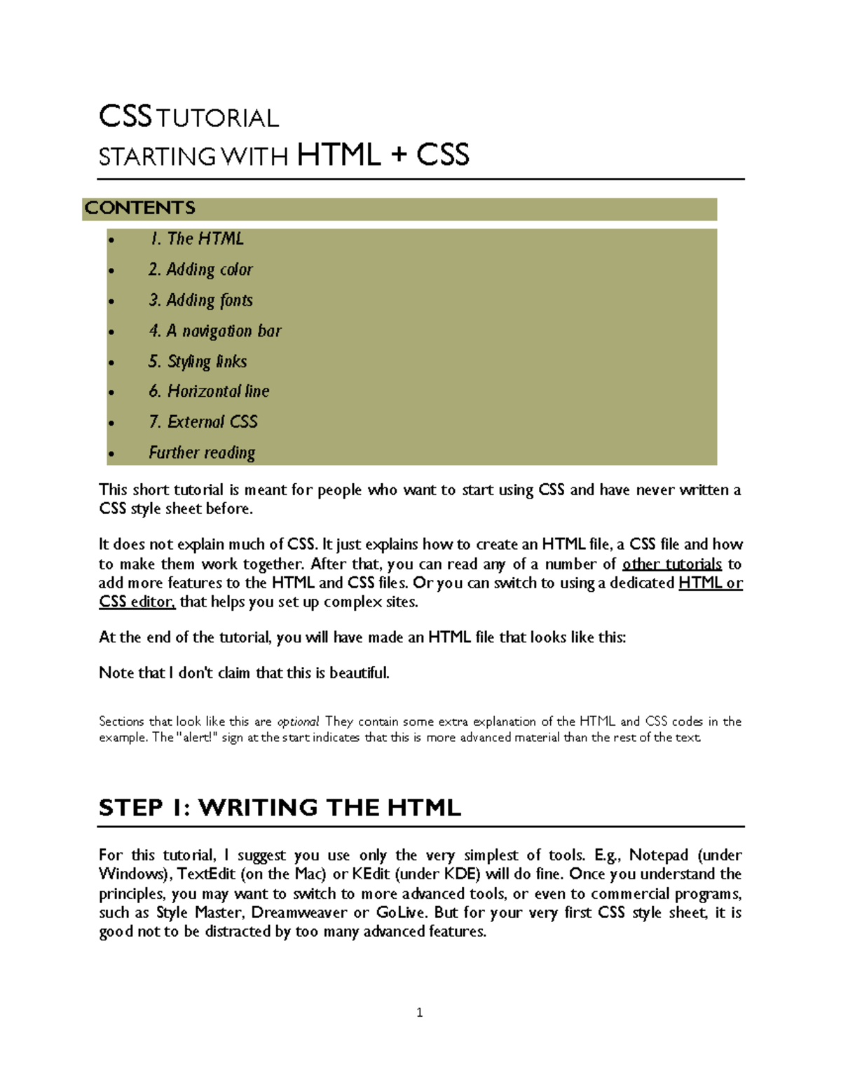 CSS Tutorial: Getting Started with HTML and CSS Basics - Studocu