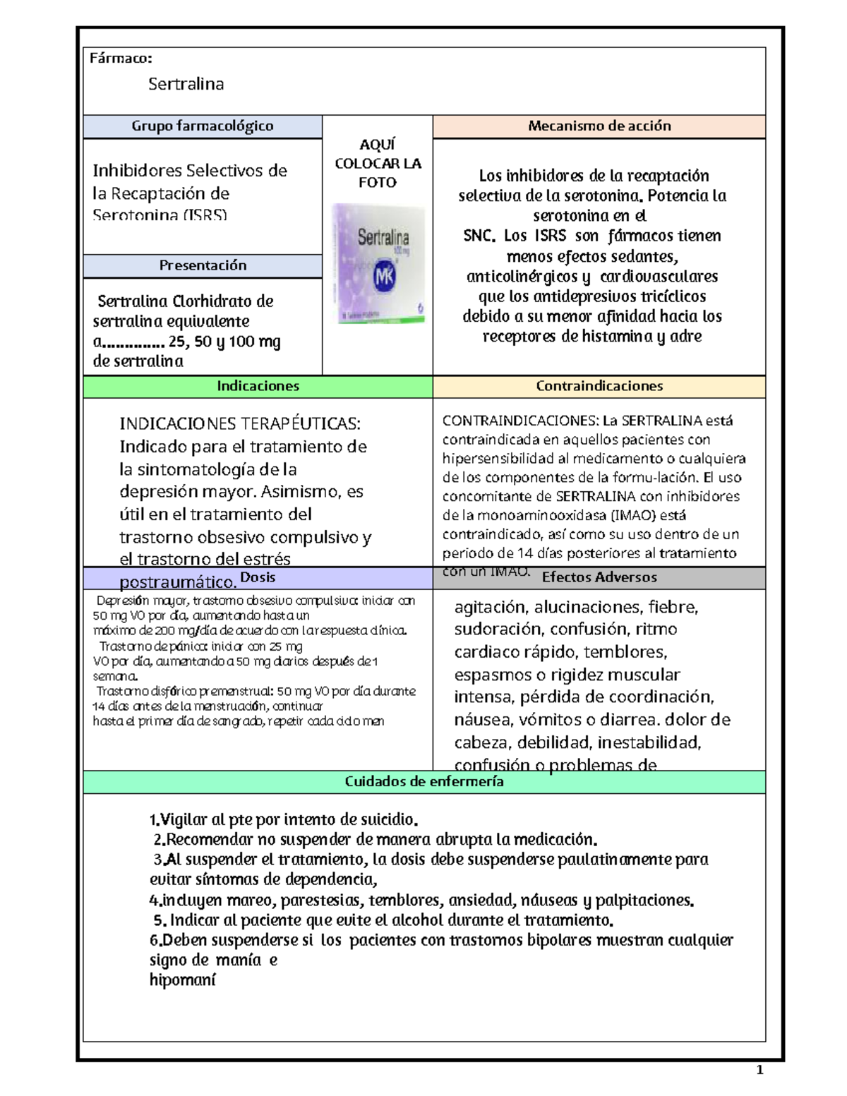 ipamorelin interaccion sertralina (psicofrmaco): caractersticas, usos y efectos Interacciones medicamentosas - Directrices de