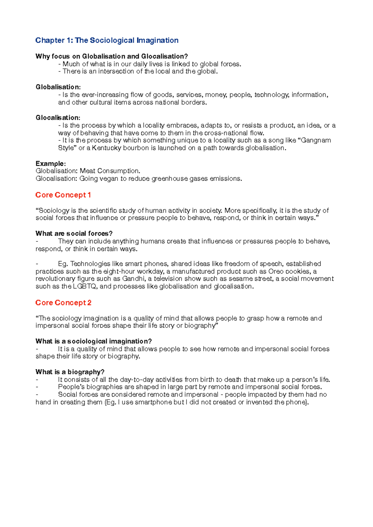 Chapter 1 The Sociological Imagination copy - There is an intersection ...