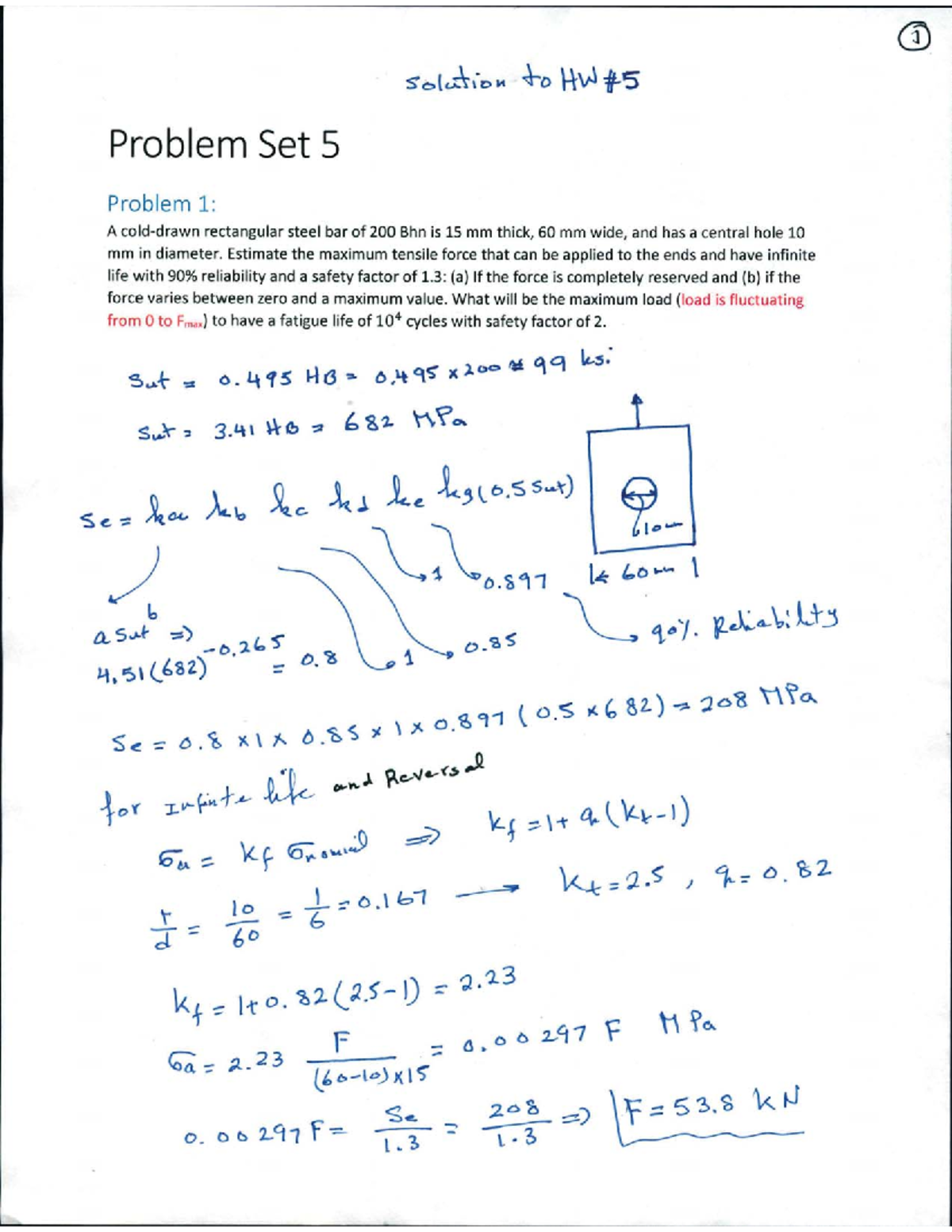 ME4550 HW5 Solutions - 1 solution to Problem Set 5 Problem 1: A ...