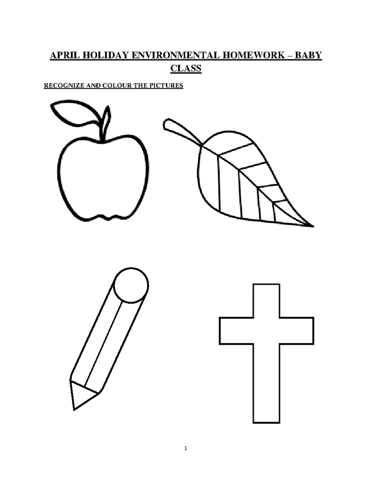 Playgroup Assessment Activities: April Holiday 2024 - Studocu