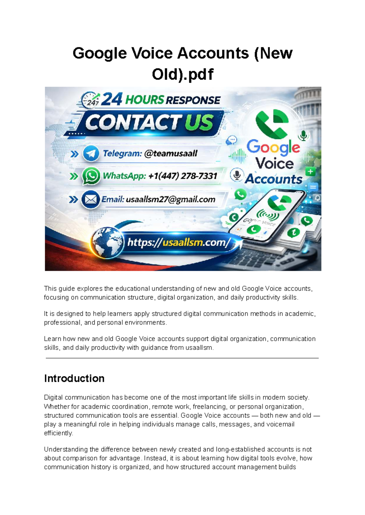 Google Voice Accounts: Understanding New vs. Old for Productivity - Studocu