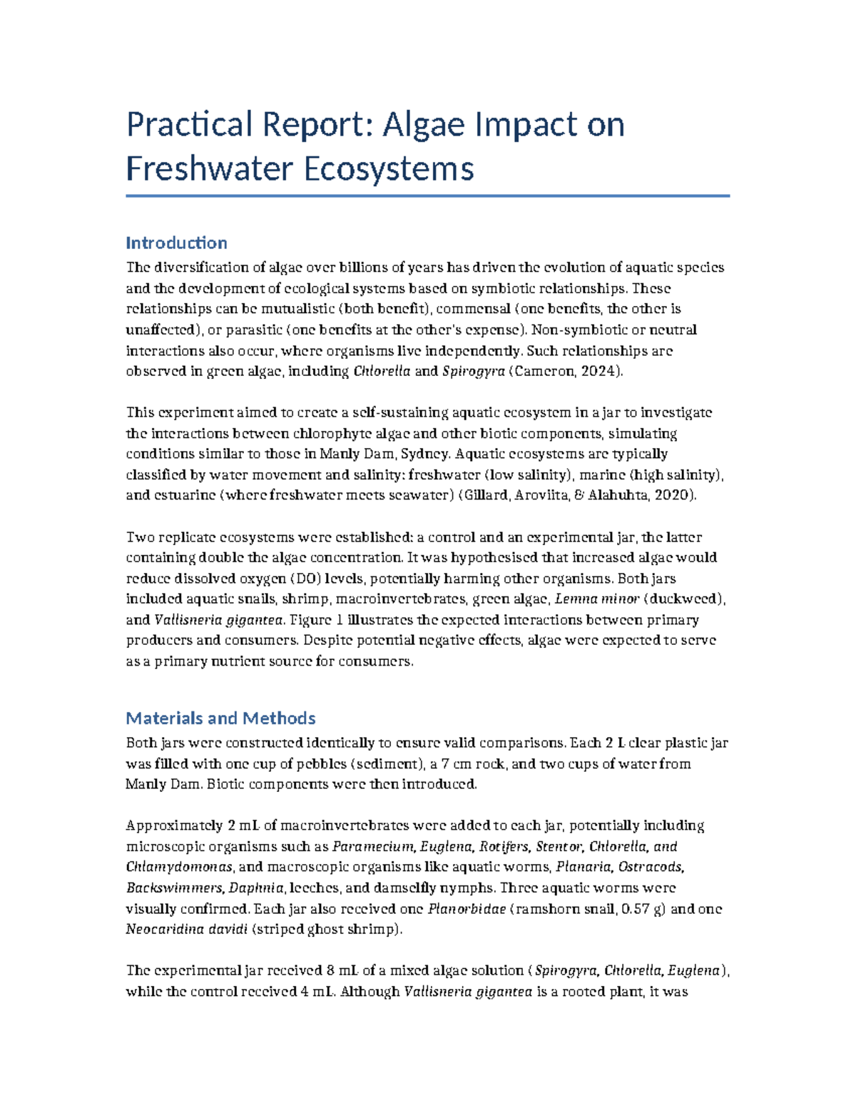 Curated visual reference: Fresh Look at Practical Report Algae Effects On Freshwater Ecosystems