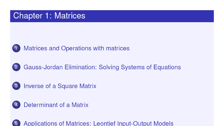 Microsoft Power Point - CHAP1 Matrices updated 1a - Toán Kinh Tế - A ...