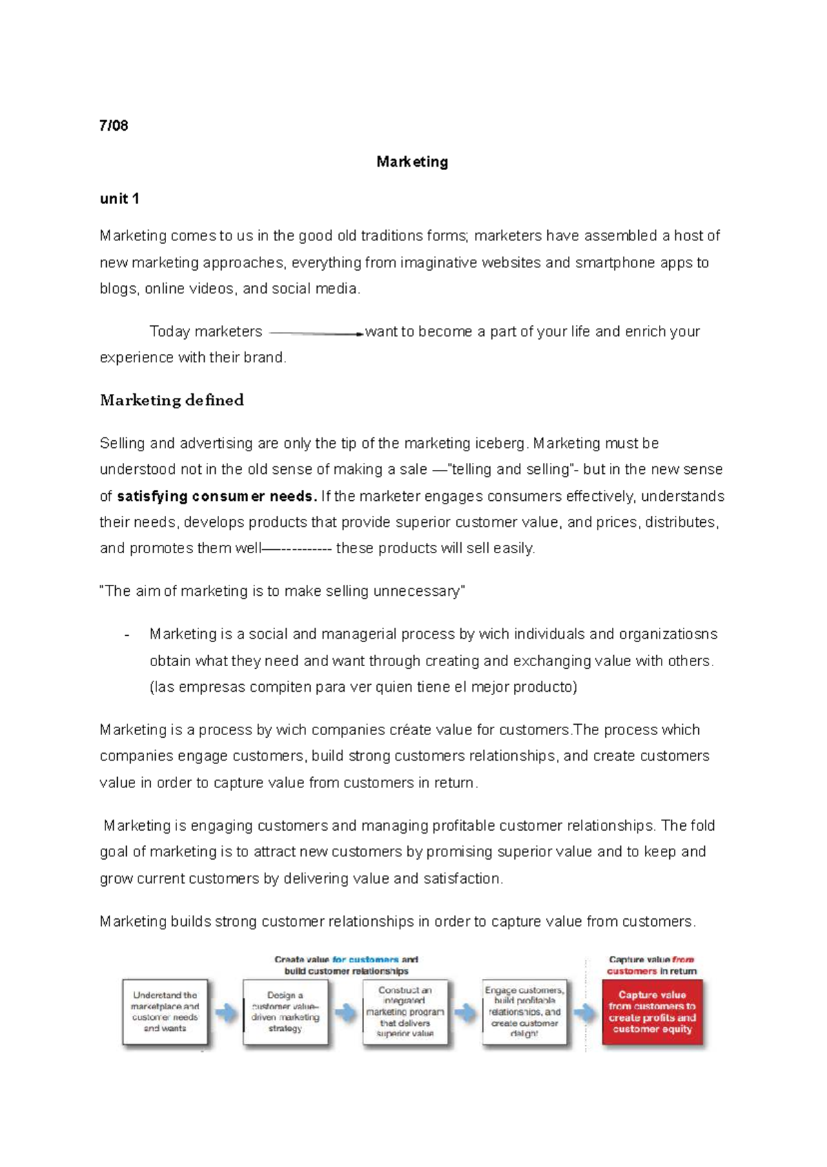 MKT 101 Unit 1: Overview of Modern Marketing Concepts and Strategies ...