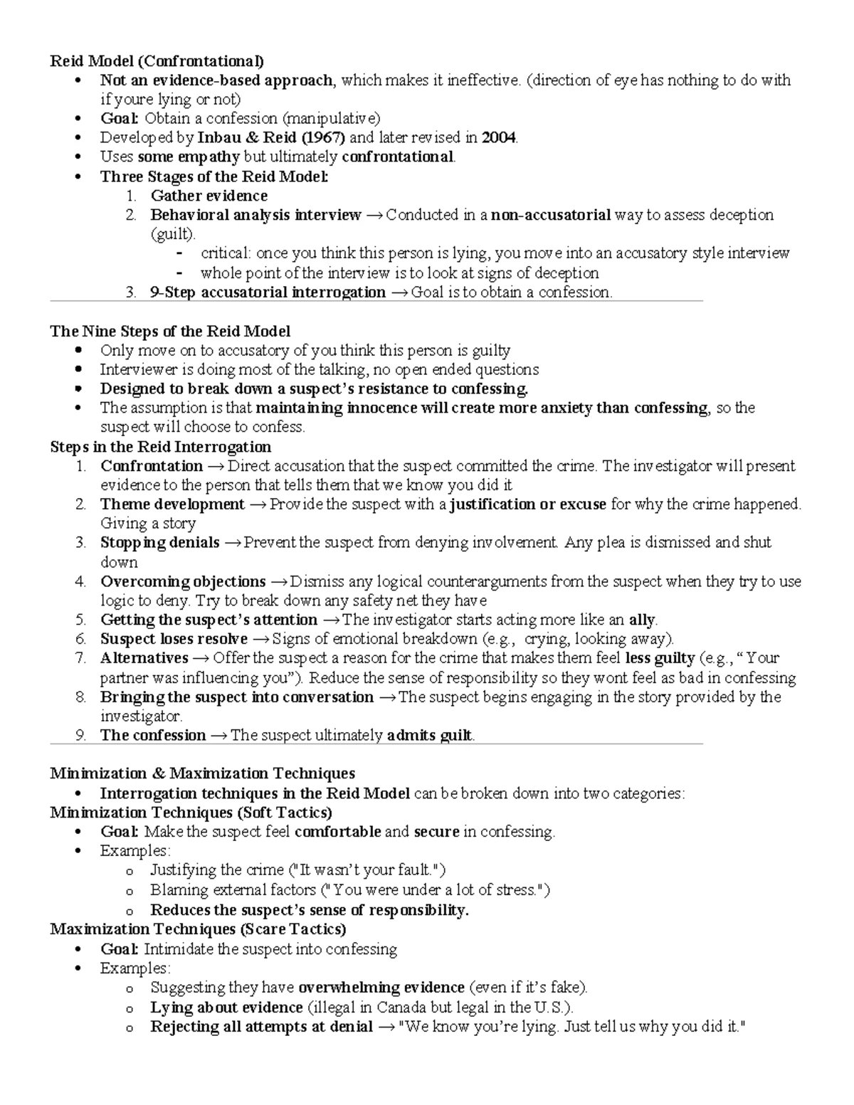 Guided Notes: Forensic Evidence Patterns (Module 4) - Studocu